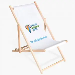 Print deck chair