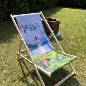 Liegestuhl bedrucken