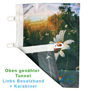seitlicher Balkon Sichtschutz