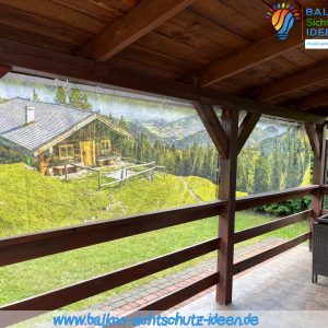 Sichtschutz Balkon Stoff