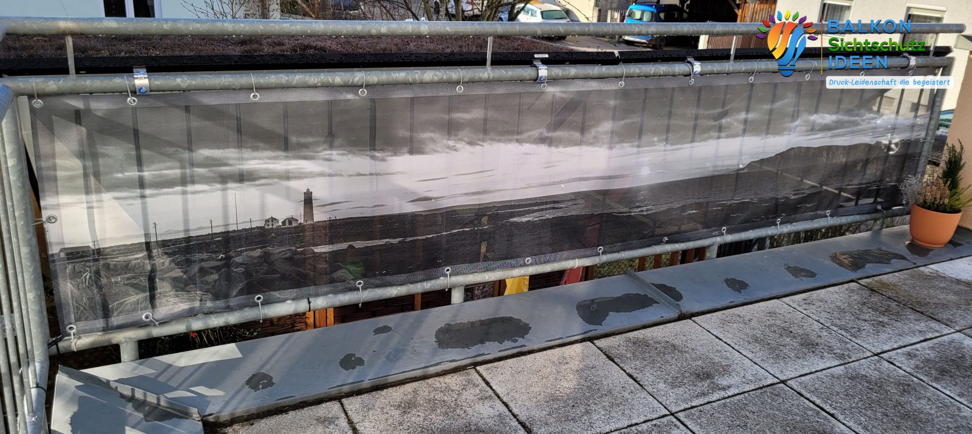 Sichtschutzmatte mesh im Wunschformat