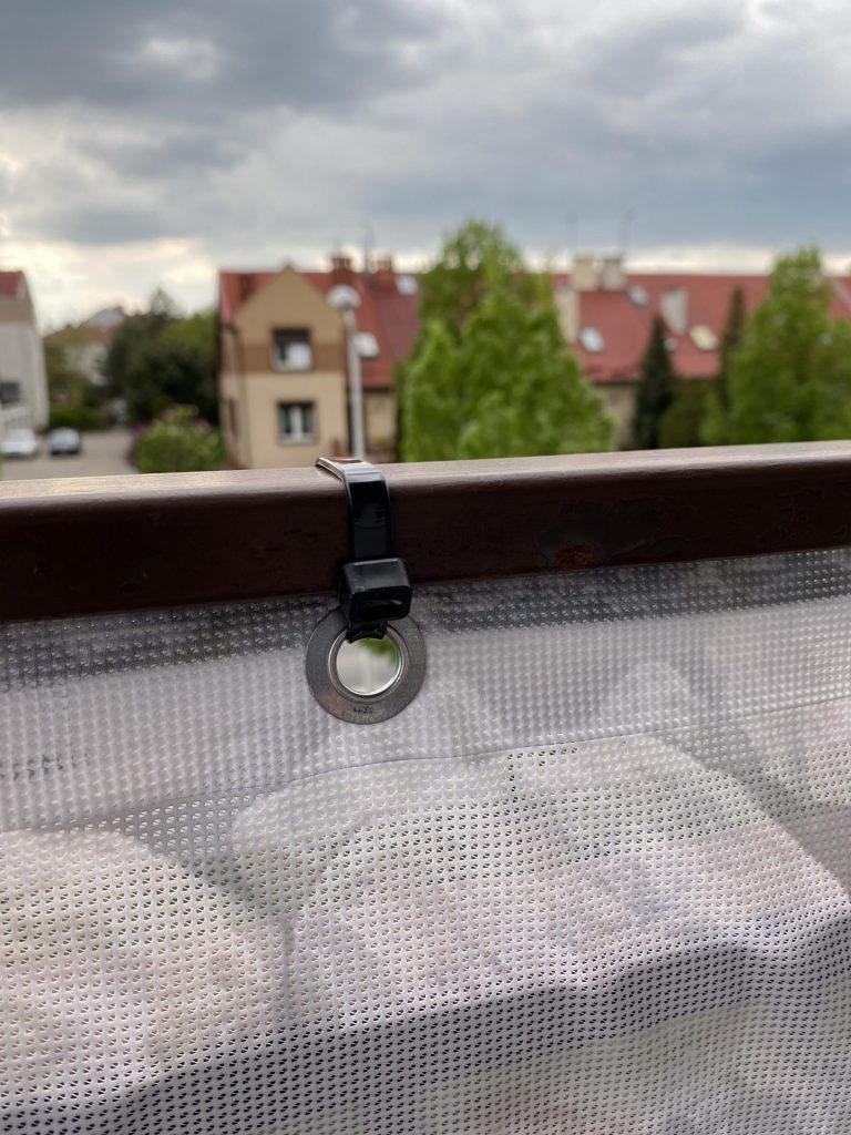 Balkon Sichtschutz ohne Bohren befestigung