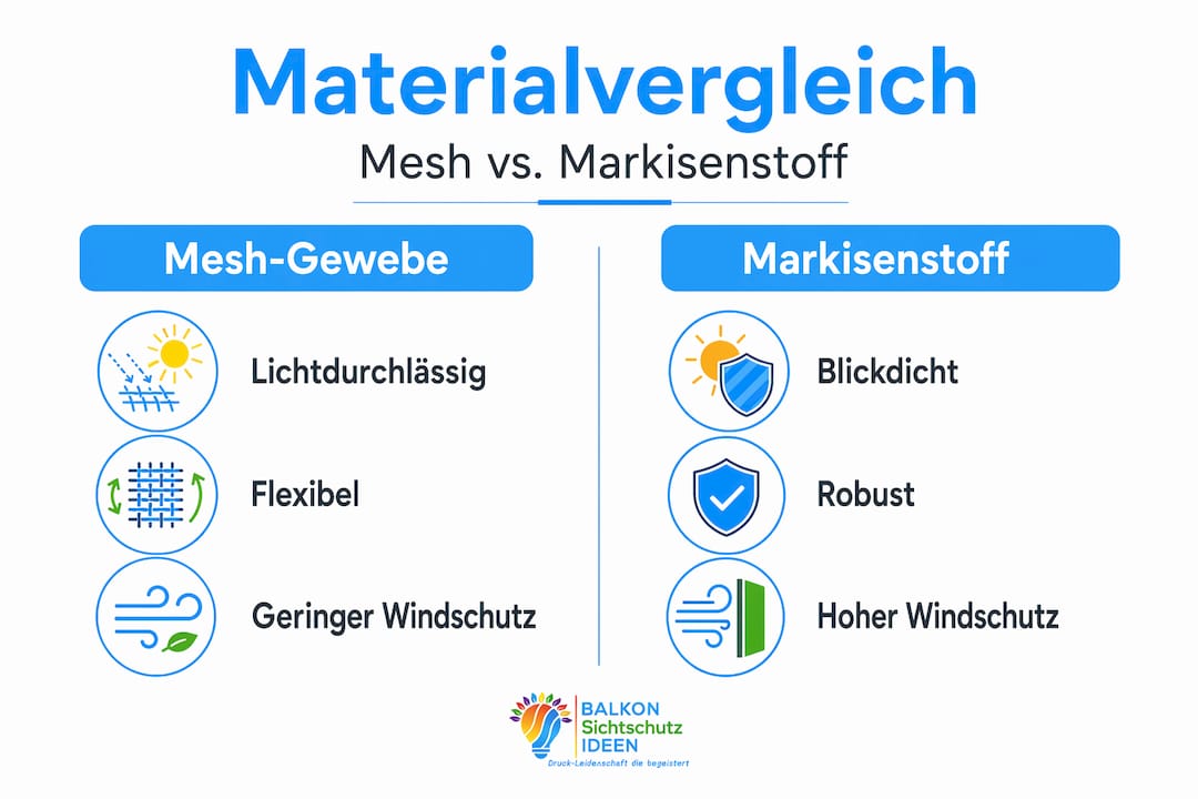 Textiler Sichtschutz: Komfort, Privatsphäre und Stil vereint 3 Übersicht: Materialien für Sichtschutzzäune im Vergleich