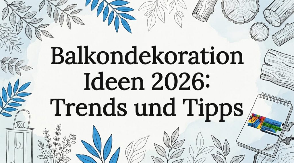 Stilvolle Titelseite mit handgezeichneten Pflanzenmotiven