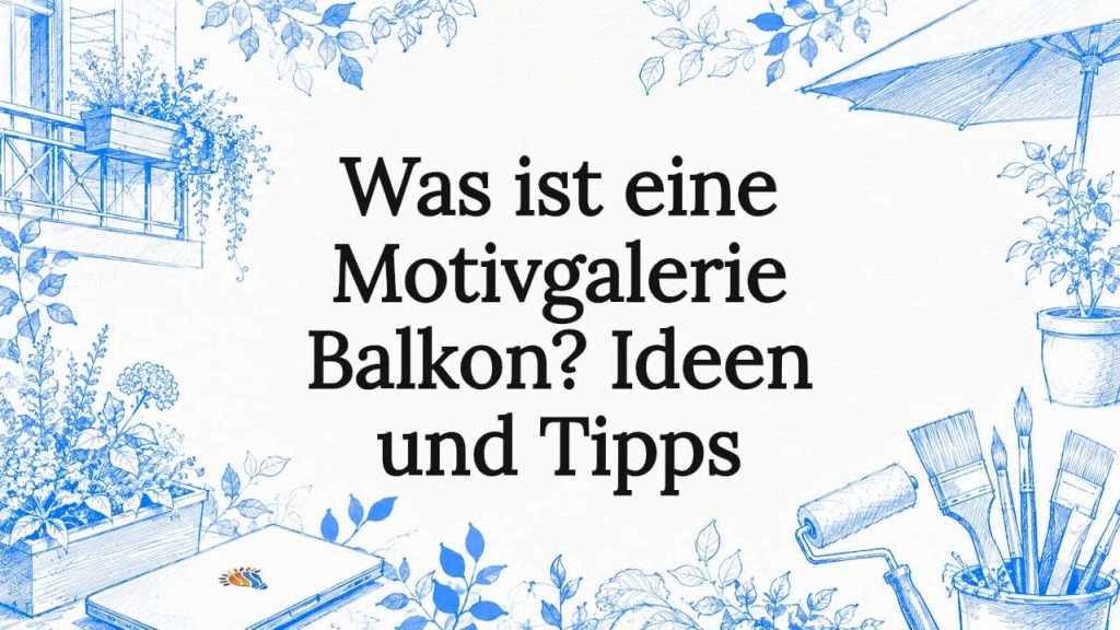 Was ist eine Motivgalerie Balkon? Ideen und Tipps 2 Liebevoll gestaltete Titelseite mit eleganten Balkonmotiven