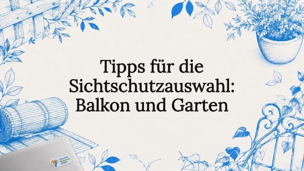 Tipps für die Sichtschutzauswahl: Balkon und Garten 2 Dekorativer, ansprechender Rahmen zur Hervorhebung des Artikeltitels