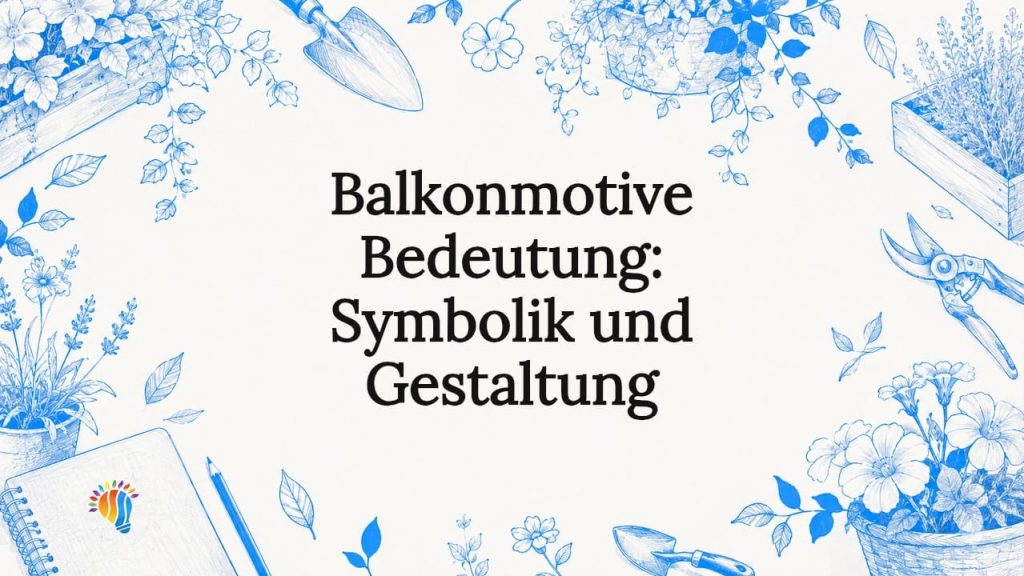 Balkonmotive Bedeutung: Symbolik und Gestaltung 2 Stimmungsvolle Titelgrafik mit Balkonmotiven