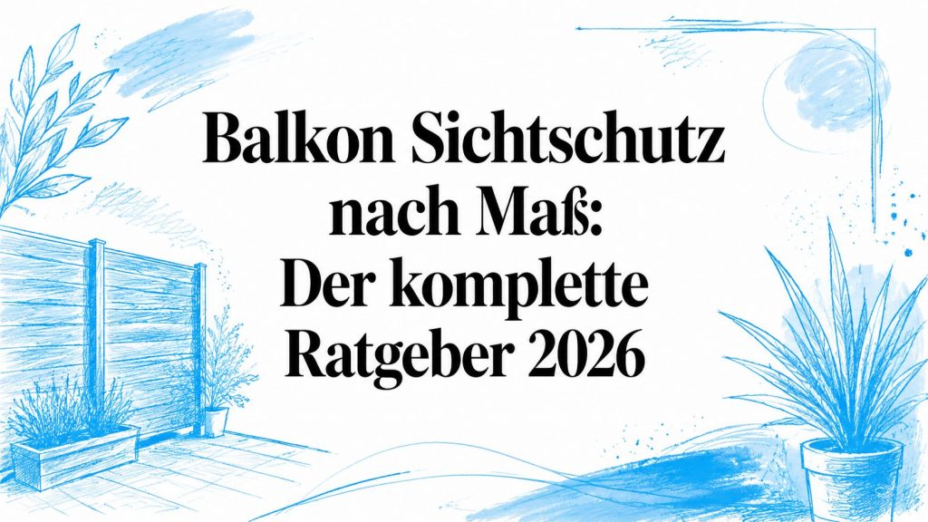 Balkon Sichtschutz nach Maß: Der komplette Ratgeber 2026 2 custom balcony privacy screen privacy screen