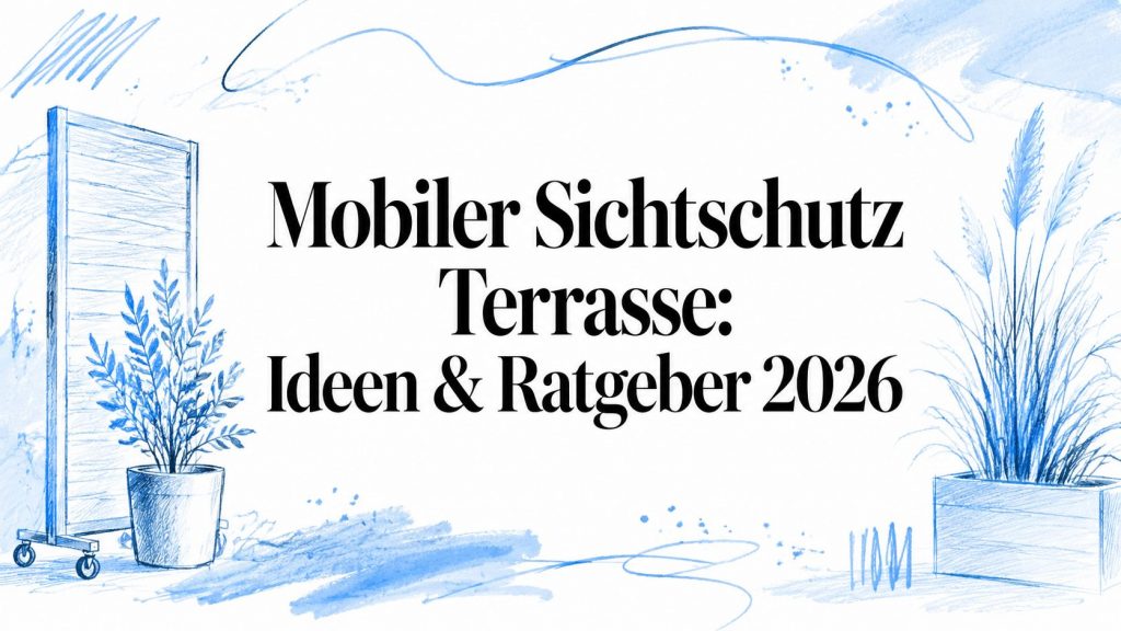 Mobiler Sichtschutz Terrasse: Ideen & Ratgeber 2026 2 mobile privacy screen terrace privacy screen