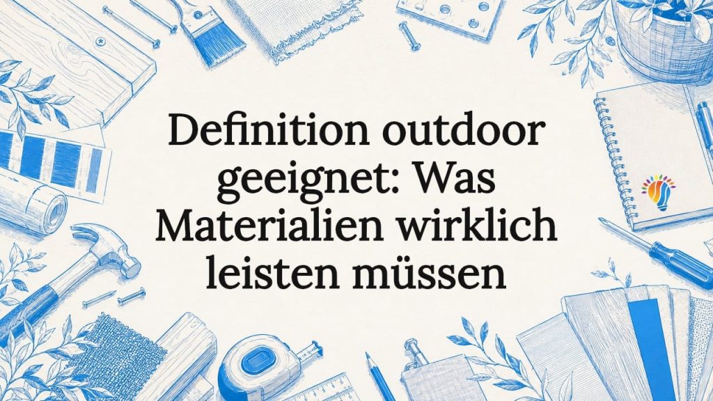 Eine ansprechend gestaltete Titelgrafik mit Outdoor-Motiven als dekoratives Element.