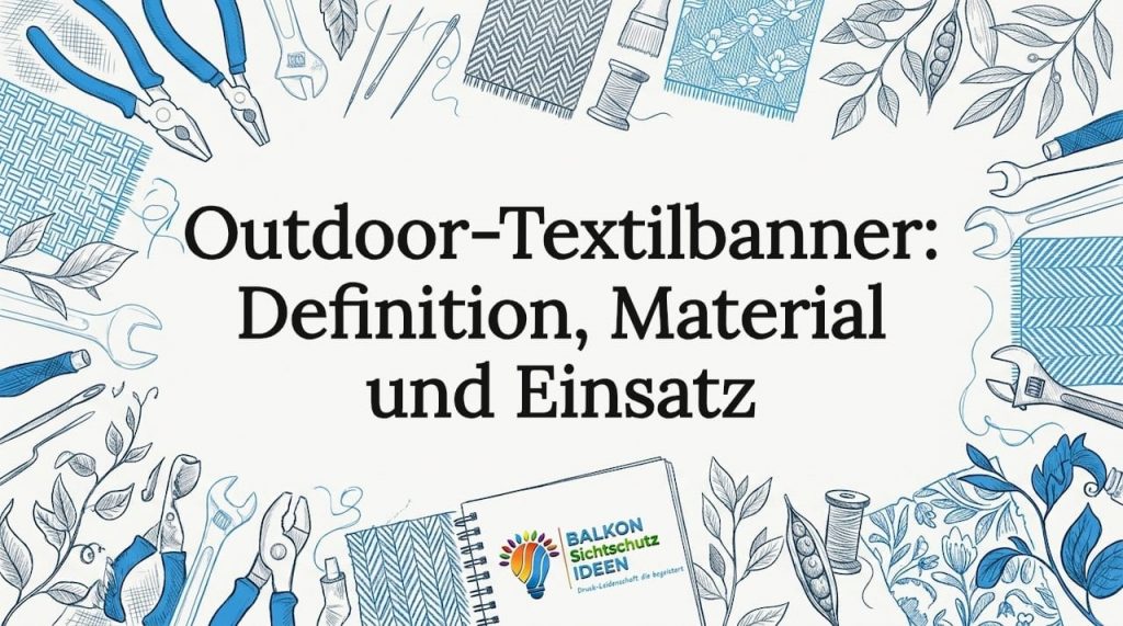 Outdoor-Textilbanner: Definition, Material und Einsatz 2 Stilvolle Titelseite mit liebevoll handgefertigten Illustrationen
