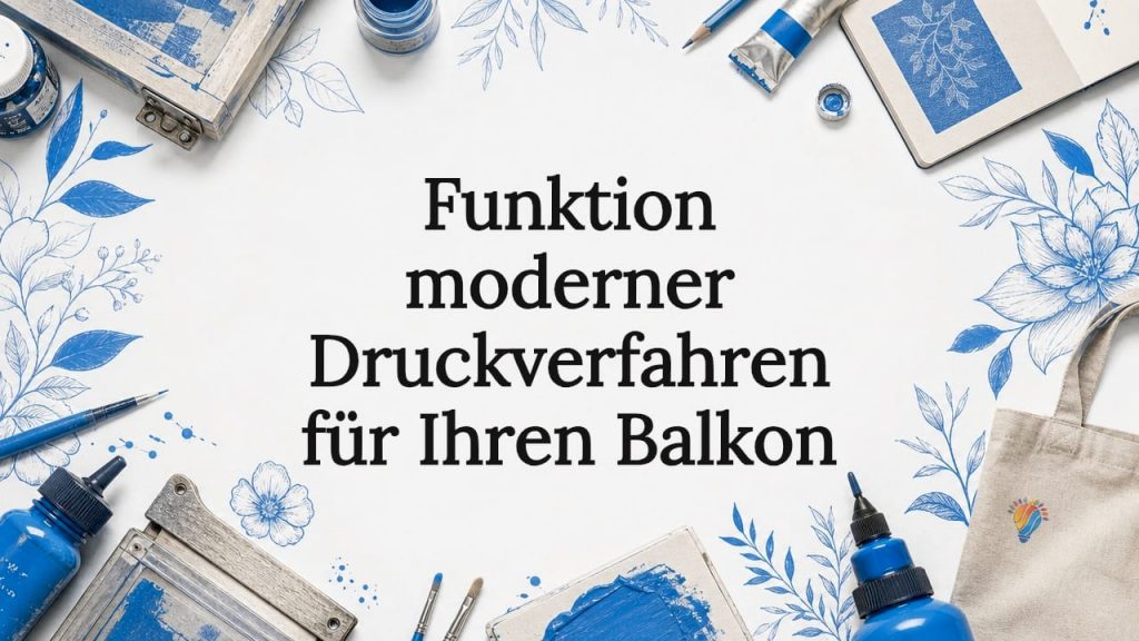 Funktion moderner Druckverfahren für Ihren Balkon 2 Künstlerisch gestaltete Titelgrafik
