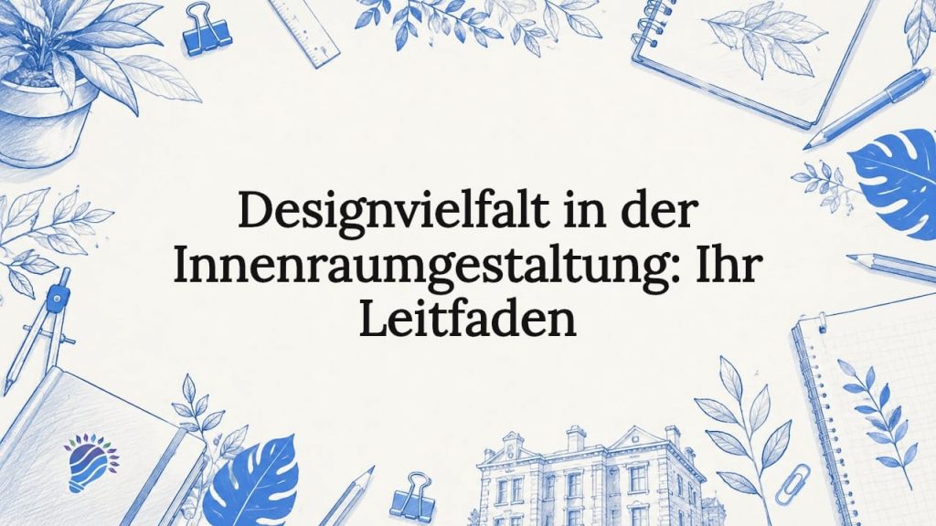 Titelkarte mit handgezeichnetem, dekorativem Rahmen