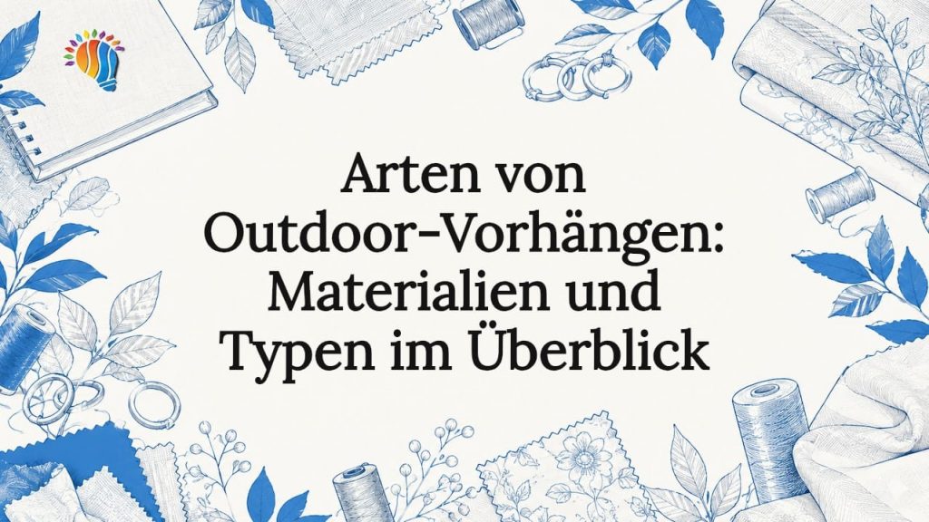Stimmungsvolle Titelgrafik mit Vorhang-Elementen als dekoratives Highlight