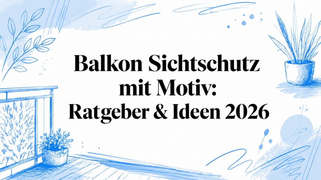 Balkon Sichtschutz mit Motiv: Ratgeber & Ideen 2026 2 balcony privacy screen with motif balcony design