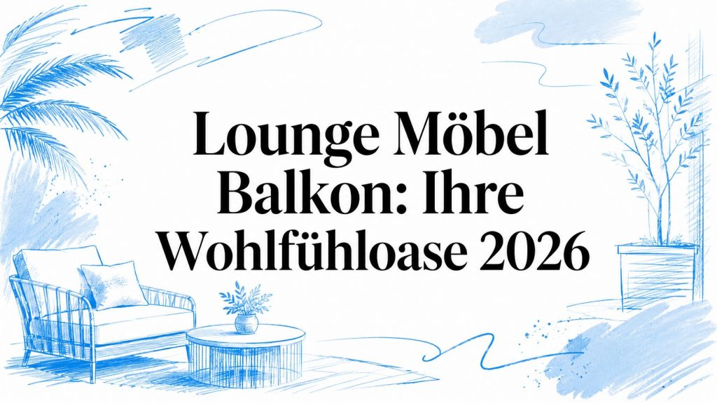 Lounge Möbel Balkon: Ihre Wohlfühloase 2026 2 lounge furniture balcony patio furniture