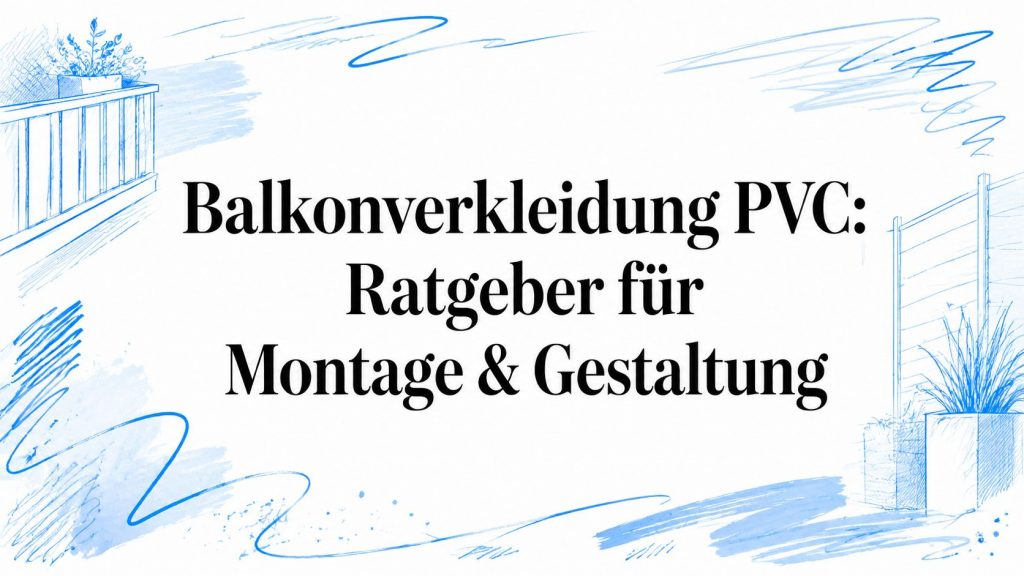 Balkonverkleidung PVC: Ratgeber für Montage & Gestaltung 2 pvc balcony cladding balcony design