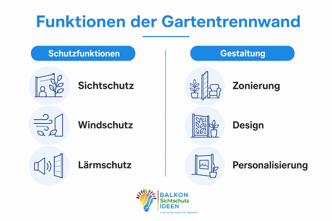 Gartentrennwand: Funktion, Materialien und Praxistipps 6 Übersicht: Wie Sichtschutzelemente im Garten sowohl Privatsphäre schaffen als auch zur Gestaltung beitragen