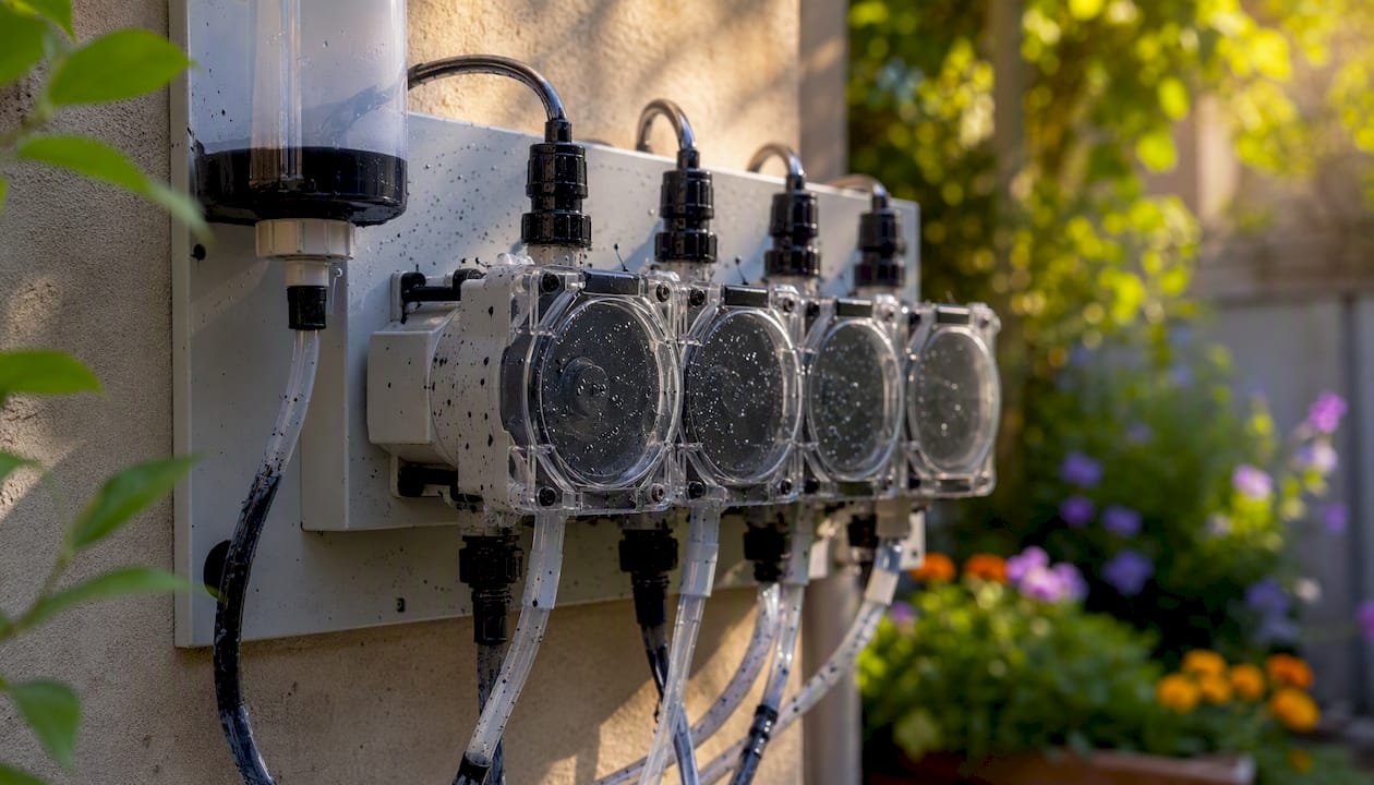 Outdoor-Tintensysteme: Funktion und Aufbau erklärt 6 Peristaltikpumpe mit passendem Schlauchsystem