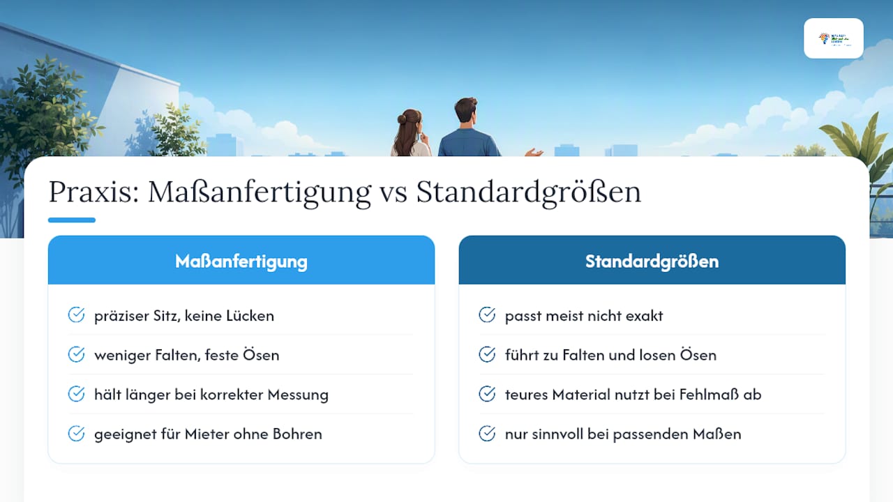 Maßanfertigung vs. Standardgrößen: Was passt zu Ihrem Balkon? 4 Was die Praxis wirklich über diese Entscheidung zeigt — overview diagram