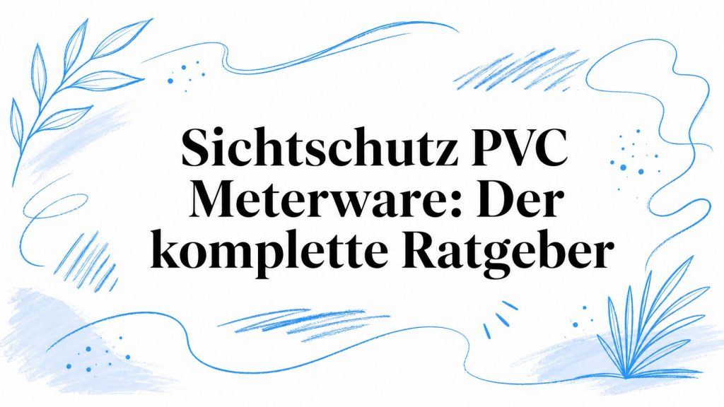 pvc privacy screening by the meter guide cover