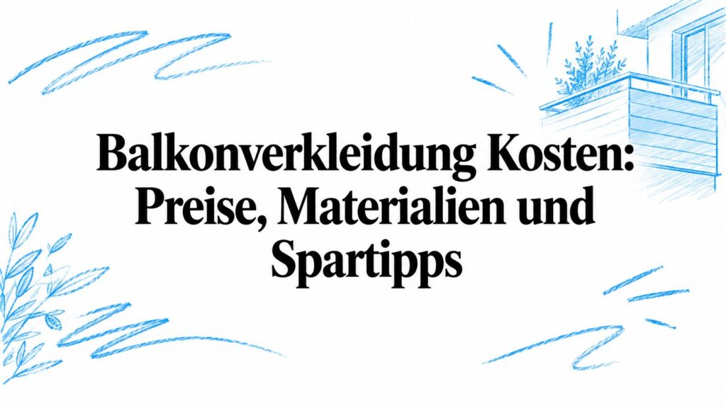 Balkonverkleidung Kosten: Preise, Materialien und Spartipps 2 balcony cladding costs balcony design