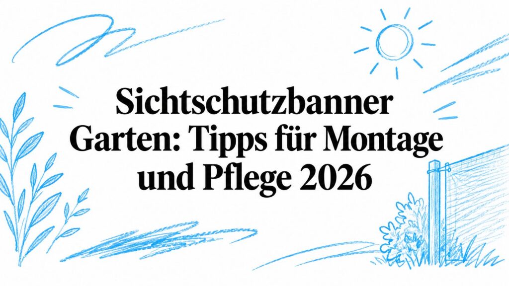 Sichtschutzbanner Garten: Tipps für Montage und Pflege 2026 2 garden privacy banner privacy screen