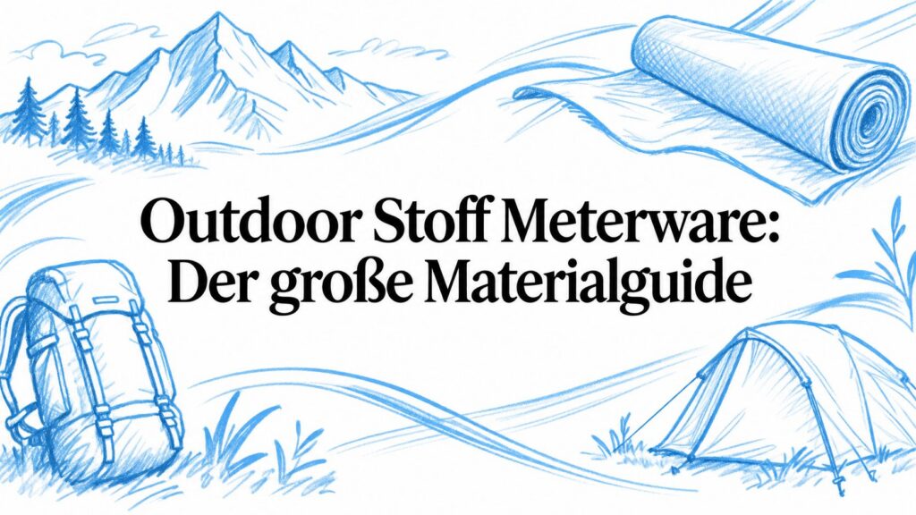 Outdoor Stoff Meterware: Der große Materialguide 2 outdoor fabric by the meter outdoor gear