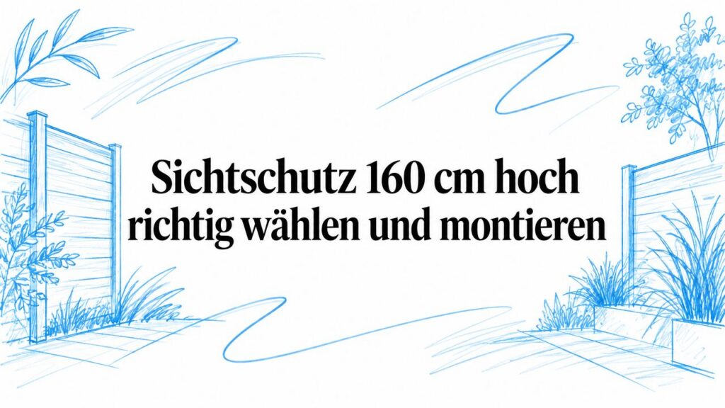 Sichtschutz 160 cm hoch richtig wählen und montieren 2 privacy screen 160 cm high garden fence