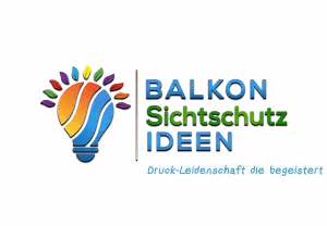 Logo-Mit-slogan Balkon Sichtschutz Ideen